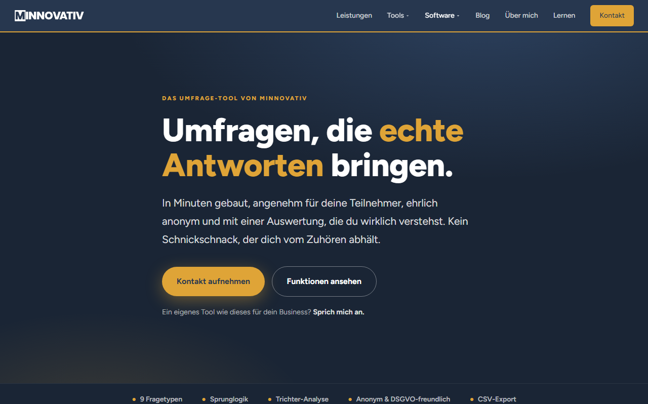 minnovativ Umfragen