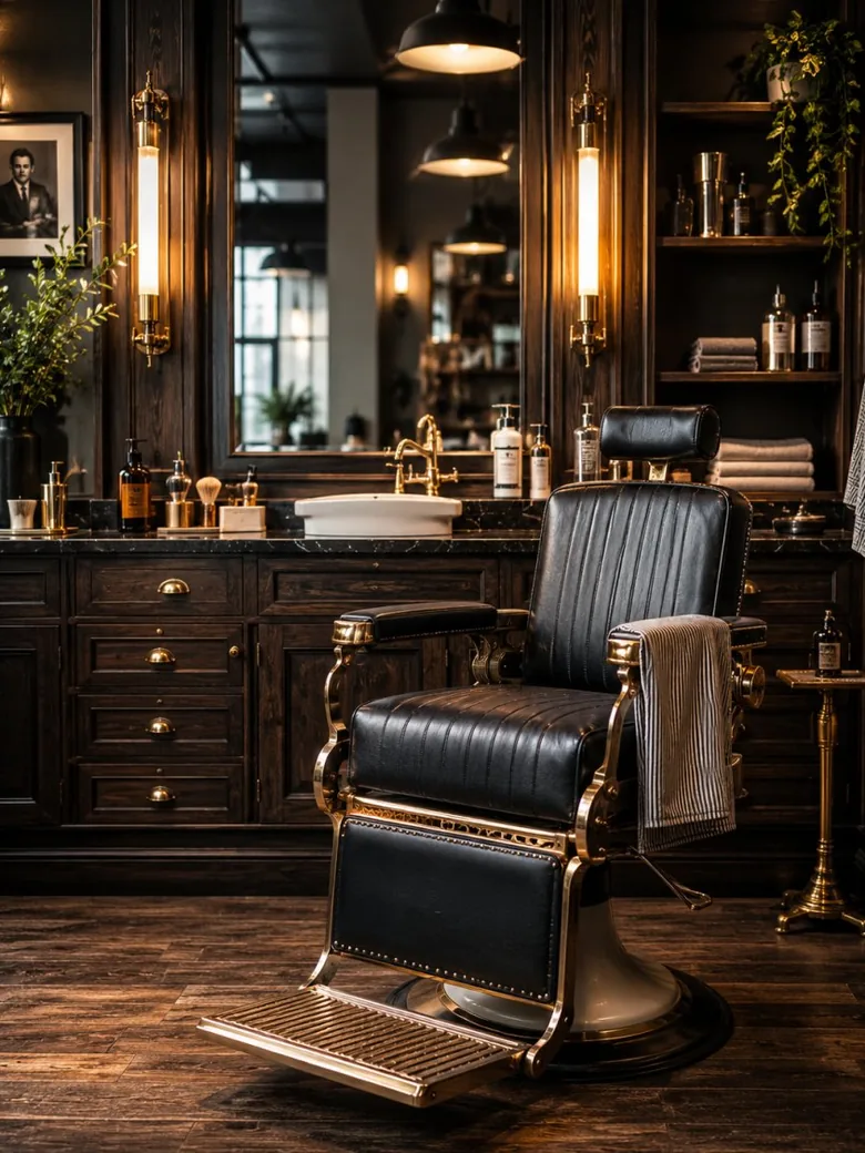 Barbershop-Interieur
