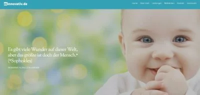 Hebammen-Website Beispiel 3