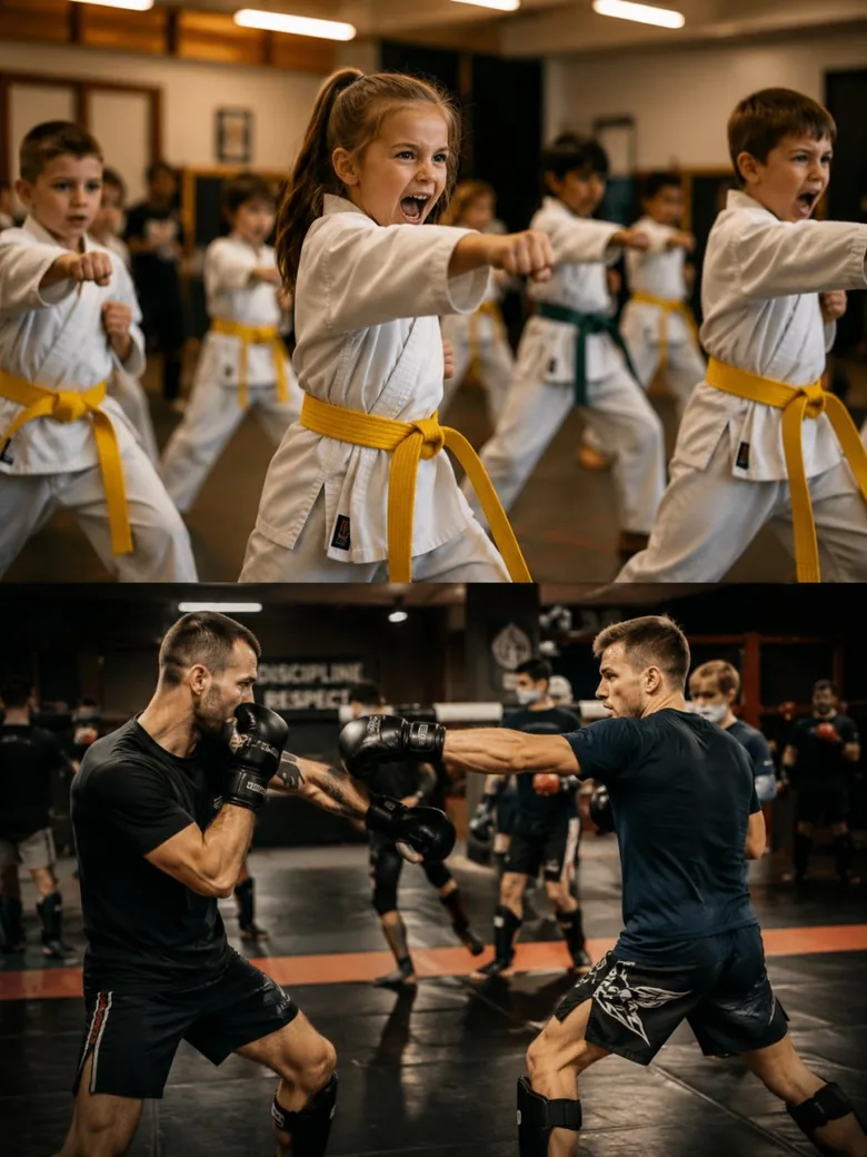 Kinder-Kampfsport